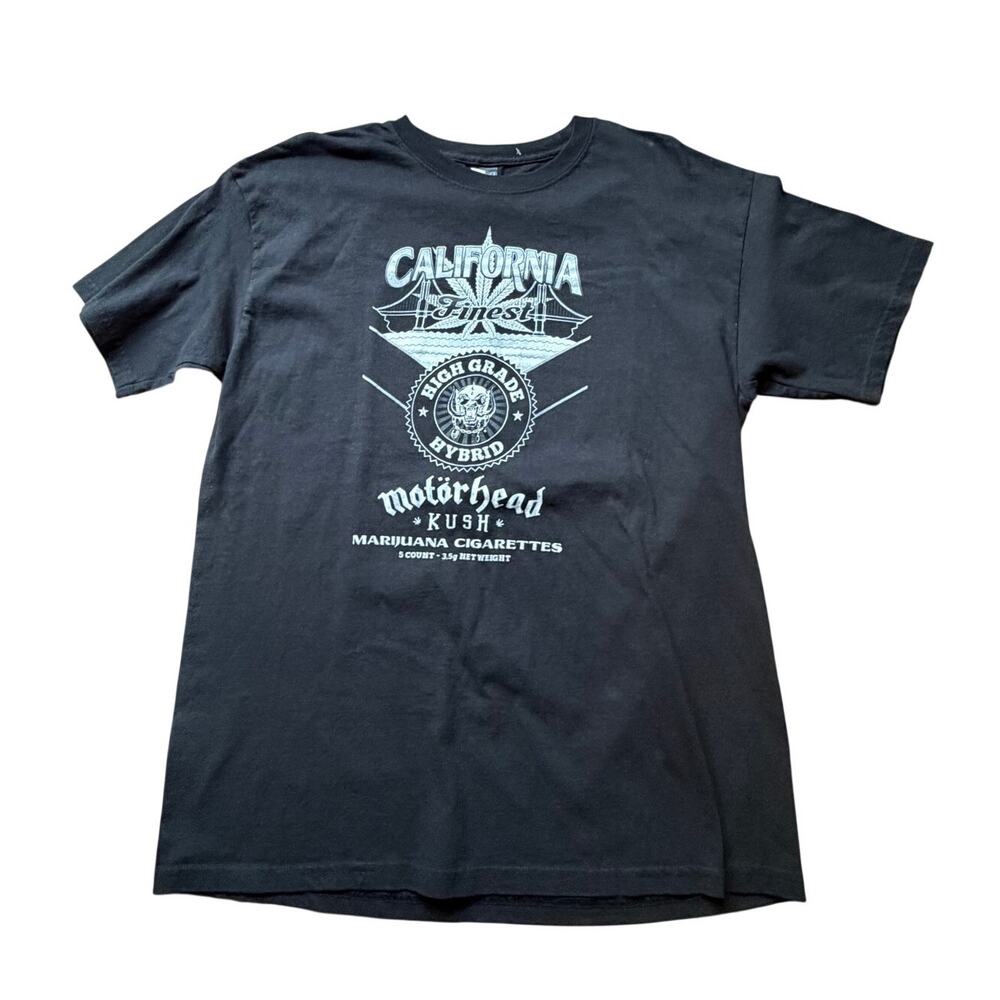 Motorhead tee shirt California herb black large